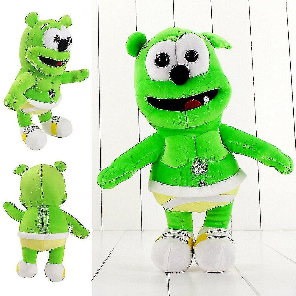 KDSKSC 30cm Gummibar Plush Toy Singing I Am A Gummy Bear Soft Stuffed Musical Doll Gift