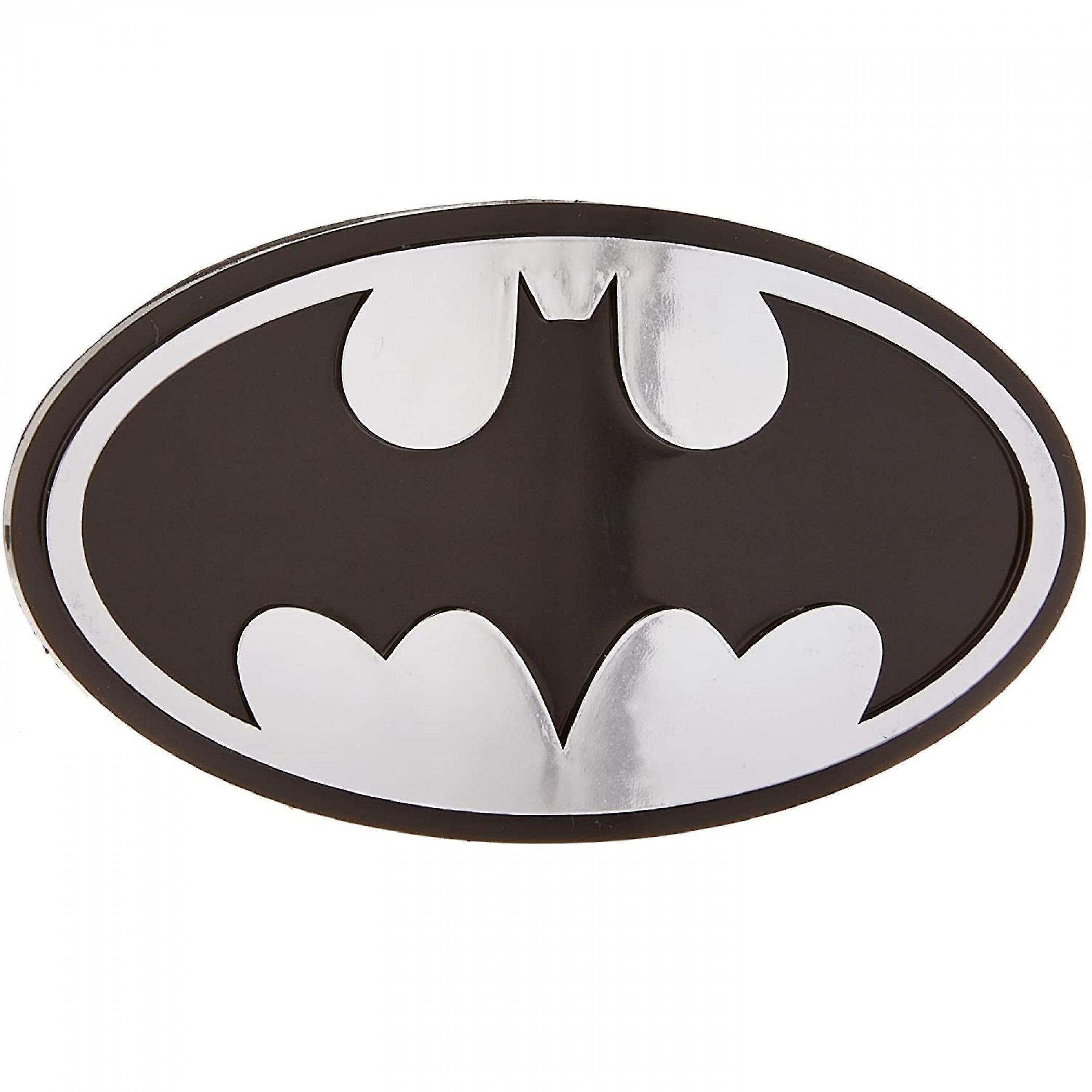 DC Comics Batman Chrome Car Emblem Multi-Color