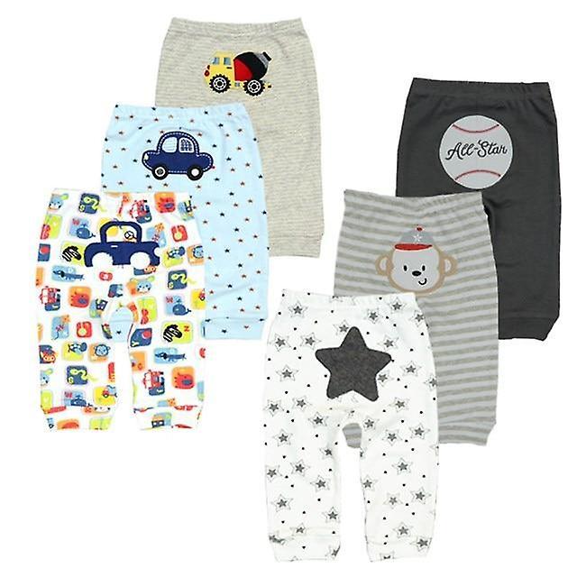 Slowmoose Cotton Autumn Leggings And, Full Length Baby Trousers 9M / Set-B