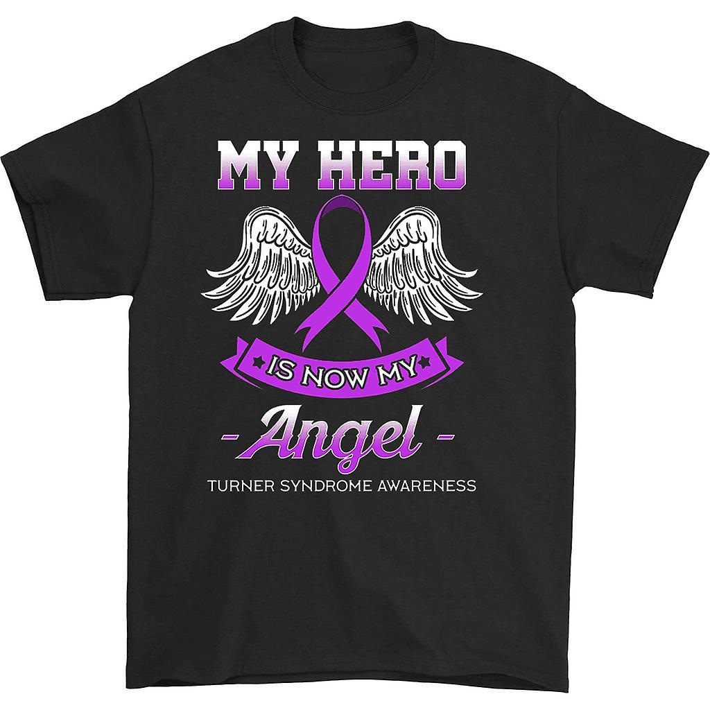 HISHARK My Hero is Now My Angel T-shirt Black XXXL