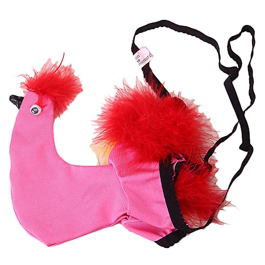 Subaoe Sexy Mens Underwear Novelty G-string Peacock Pouch - Pink February2