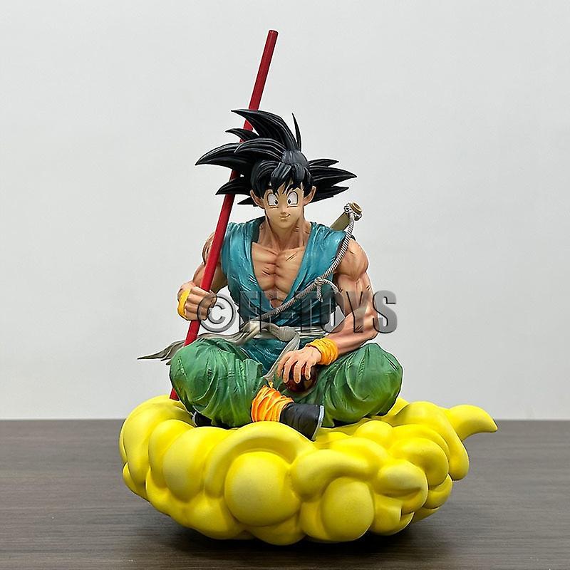 Tigernu 2024 Hot Selling Anime Dragon Ball Z Son Goku Figure Gokuwith Cloud Figurine 21cm Pvc Action Figures Gk Statue Collection Model Toy Gifts N...