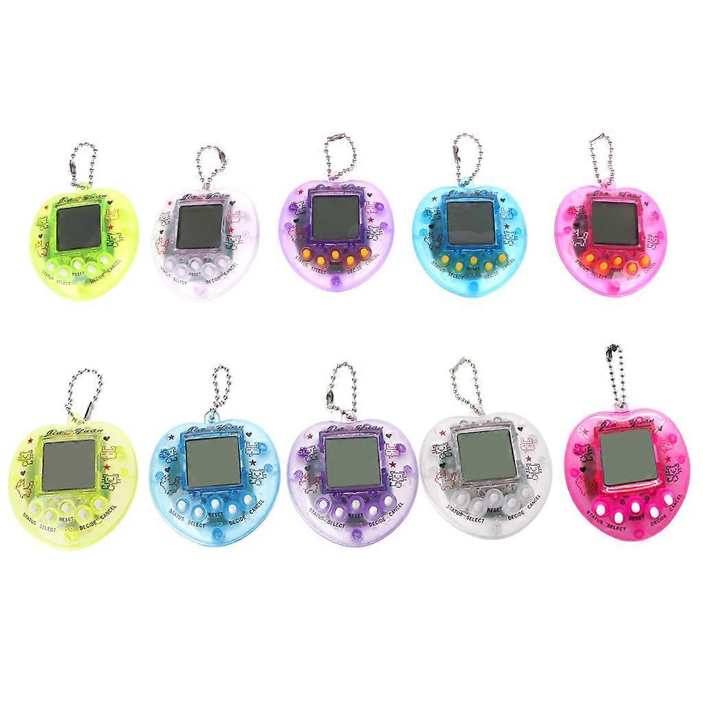 unbrand Nostalgic Electronic Digital Pets Keyring Kids Toys for Boys Girls