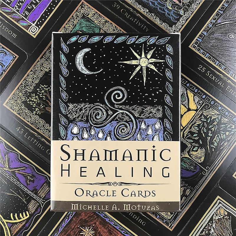 Unbrand Shamanic Healing Oracle Cards Tarot Card For Adult Children Indoor Board Games Multicolor one size