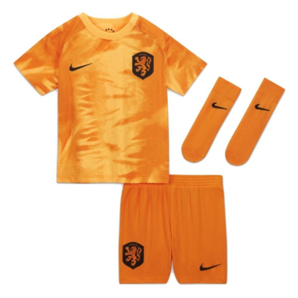 Nike 2022-2023 Holland Home Mini Kit Orange SB 4/5yrs (104-110cm)