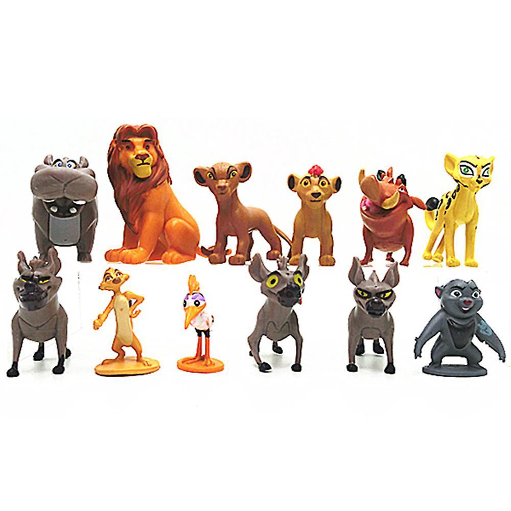 Manchalk 12pcs/set The Lion Guard Figure Toys, Lion King Action Figures Collectible Model, Animal Character Toys Mini Figure Set