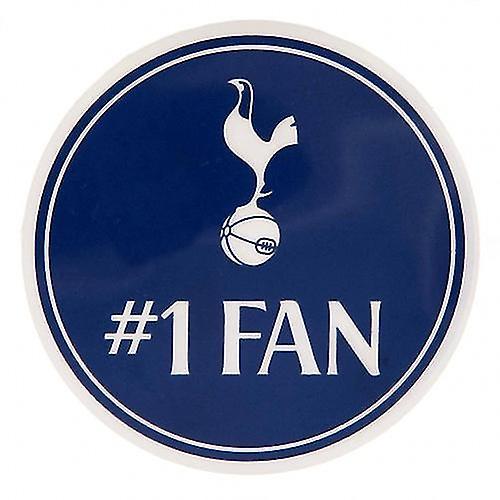 Tottenham Hotspur FC #1 Fan Car Sticker Navy/White One Size