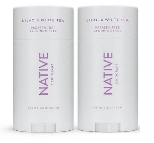 Native Lilac & White Tea Deodorant 2 Pack