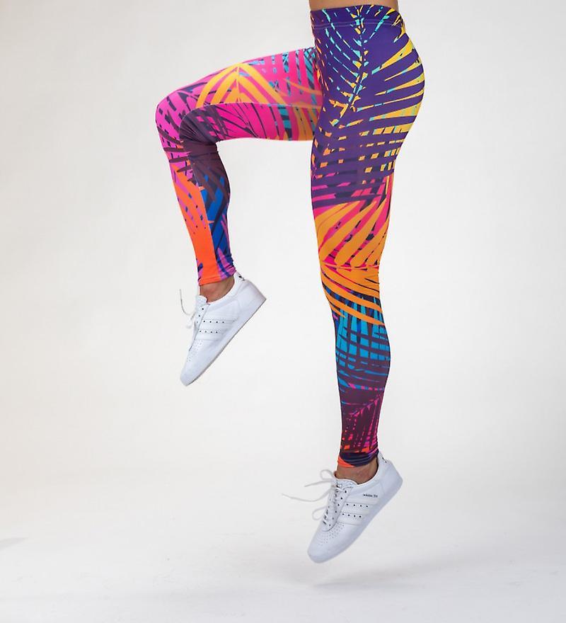 Mr Gugu & Miss Go Mr. Gugu Miss Go Colorful palm leggings L