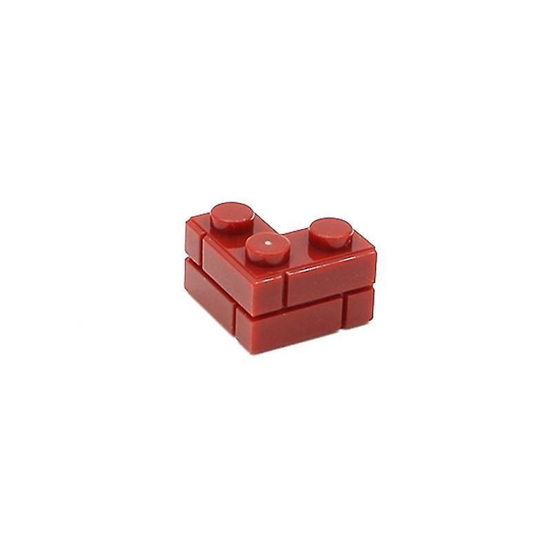 Slowmoose Marumine Moc Bricks - Wall Cube Houses Building Blocks Accessories 40 PCS Red