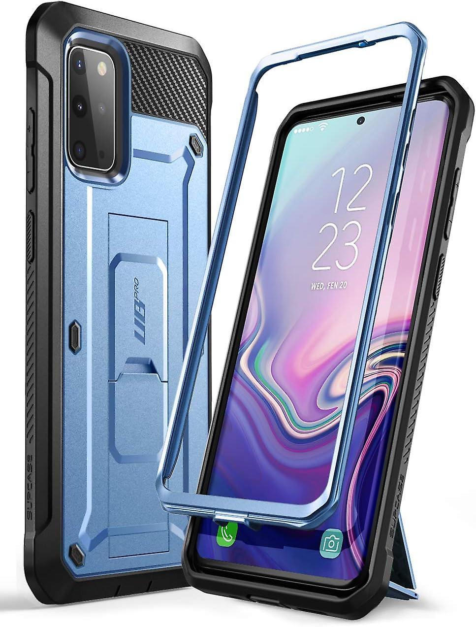 Supcase Galaxy S20 Plus Unicorn Beetle Pro Rugged Case-Metallic Blue