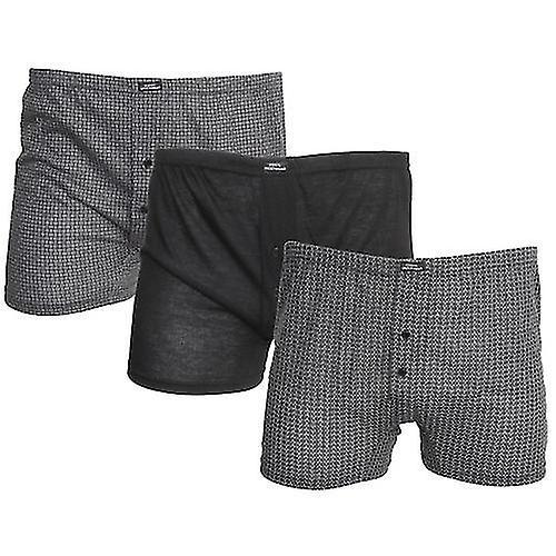 Patterned Jersey Boxer Shorts (3 Pairs)