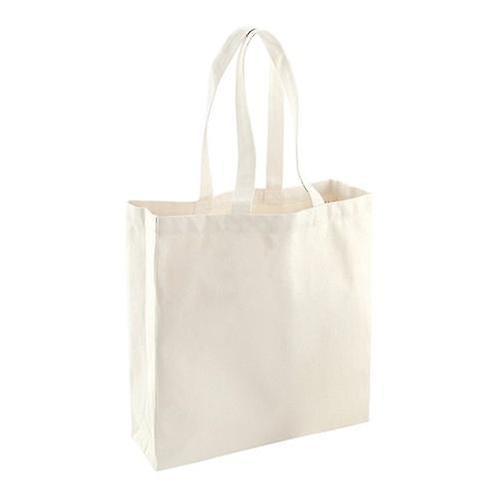 Westford Mill Fairtrade Cotton Classic Tote Shopping Bag Natural One Size