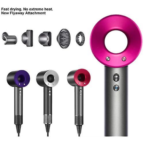 Blackp (purple) 5in1 Hair Dryer Professional Salon Leafless Blower