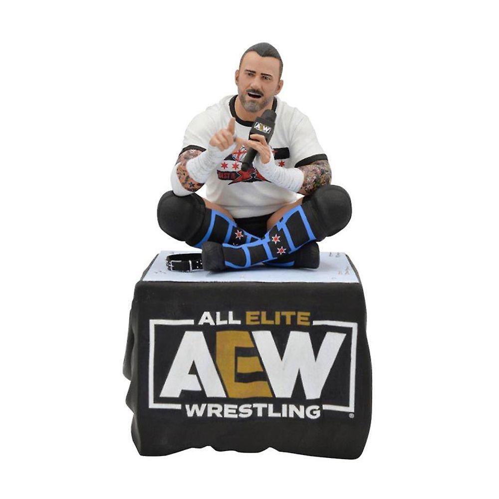 LatestBuy AEW CM Punk Gallery PVC Statue 10 Inch Full Colour Window Box High Quality