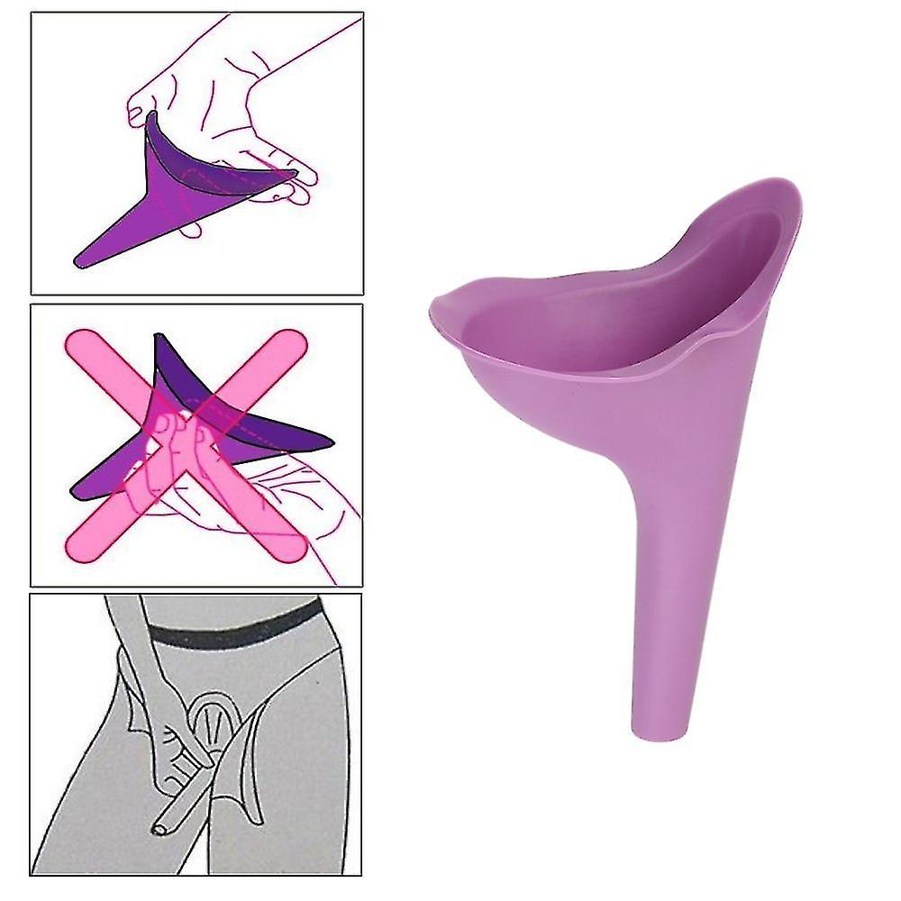 Exia Female Urination Device,reusable Silicone Female Urinal Foolproof Women Pee Funnel Allows Women To Pee Standing Up