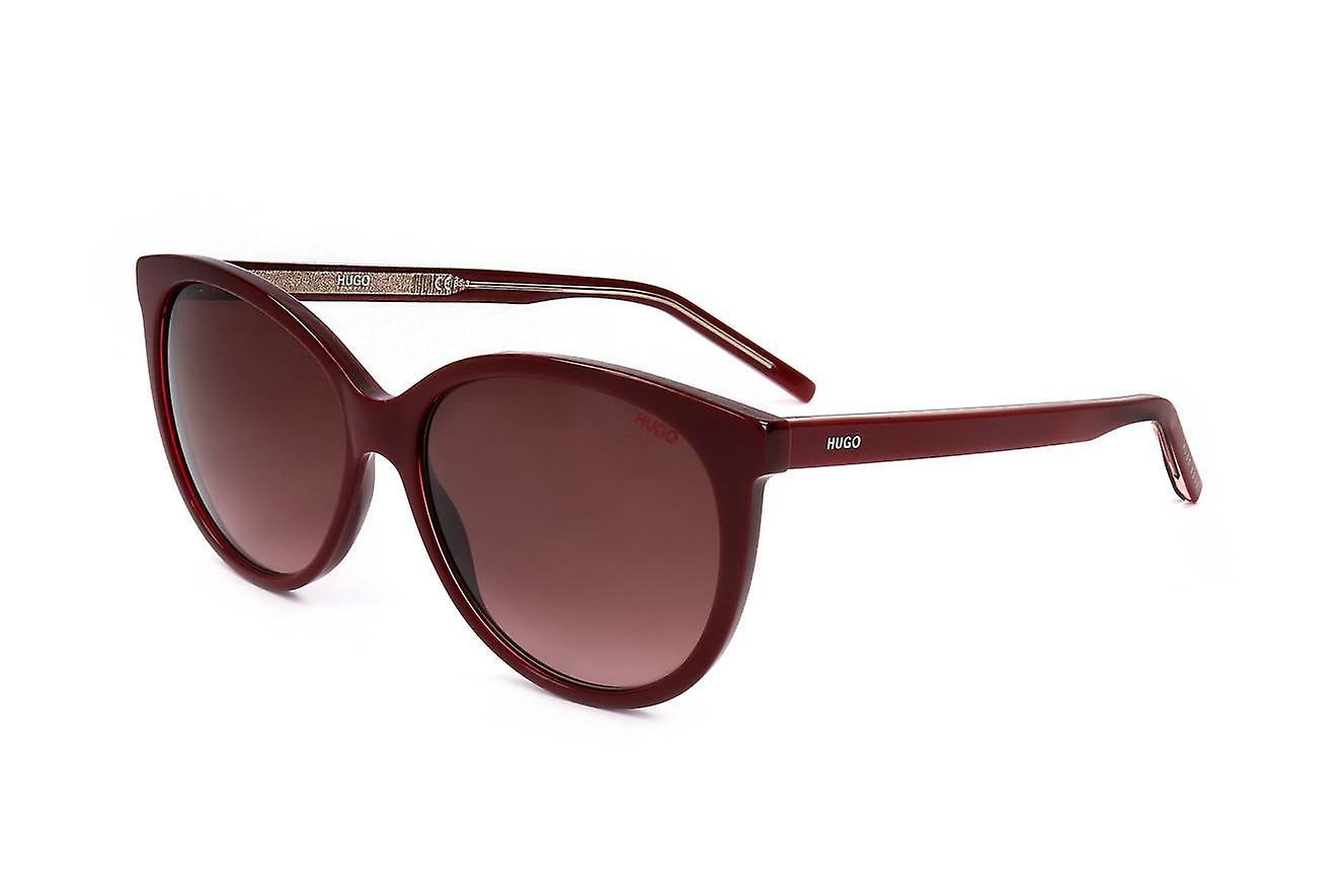 Sunglasses Hugo HG 1006/S 0T5 BURGUNDY PINK 56/16/145 WOMAN Red 56 mm