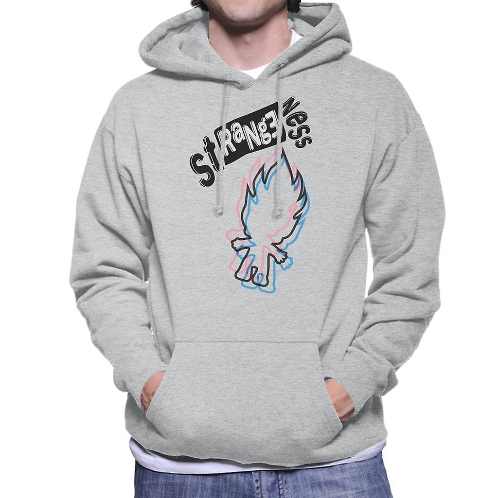 Trolls Silhouette Strangeness Men's Hooded Sweatshirt Heather Grey X-Large