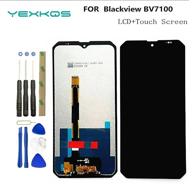 Begleri 6.58 Inch  New For Blackview BV7100 Touch Screen + 2400x1080 LCD Display Digitizer Assembly Black BV7100