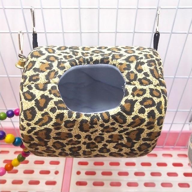 Slowmoose Hamster Cages Life Nest Spring Little Pet Canvas Hammock Hedgehog Chinchilla Leopard