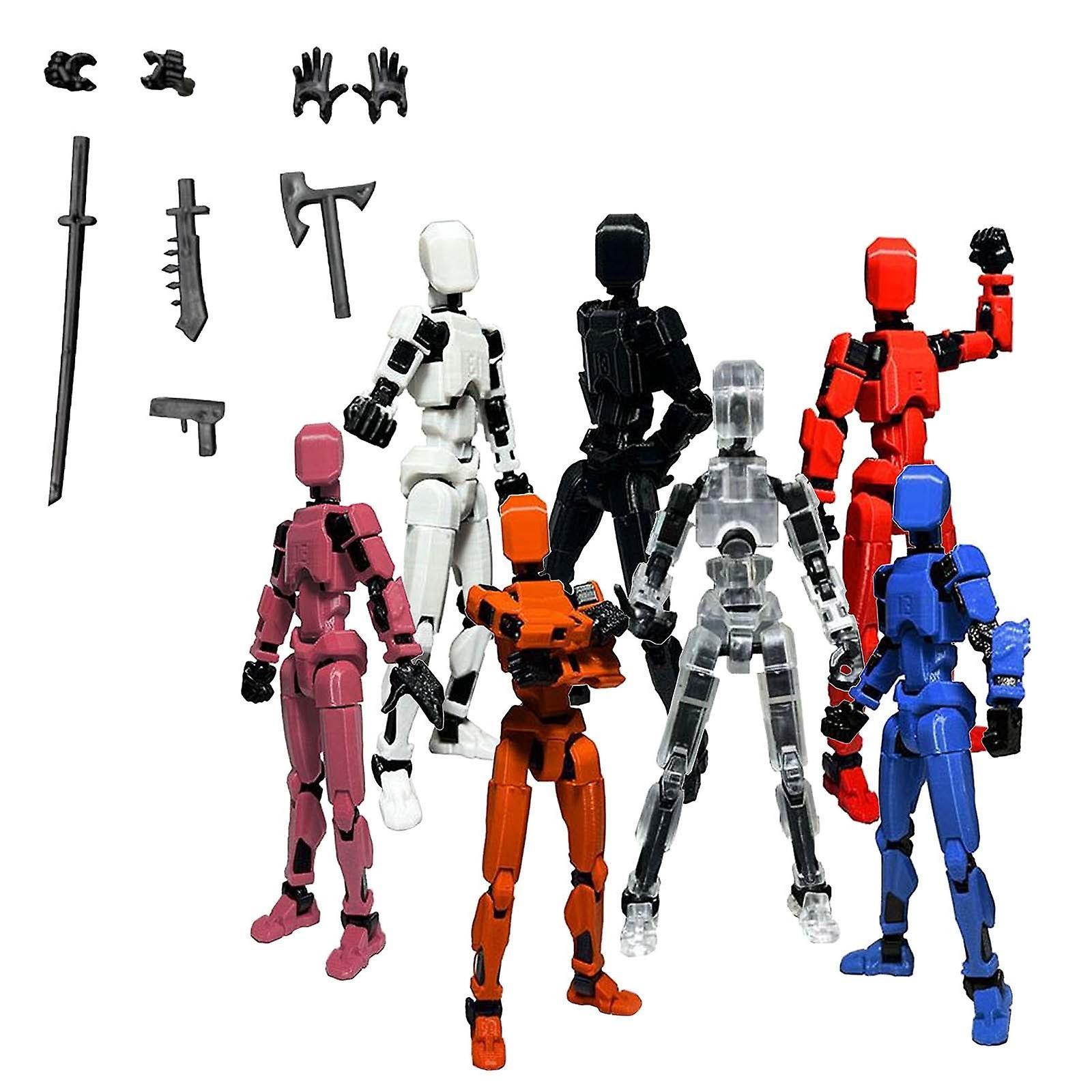 Kakanwo Action Figure Printed Movable 13 Articulated Robot Dummy Valentines Gifts For Him M One Size