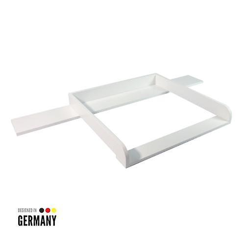 Puckdaddy changing attachment Levi 160x11x80 cm made of wood in white for IKEA Hemnes chests of drawers