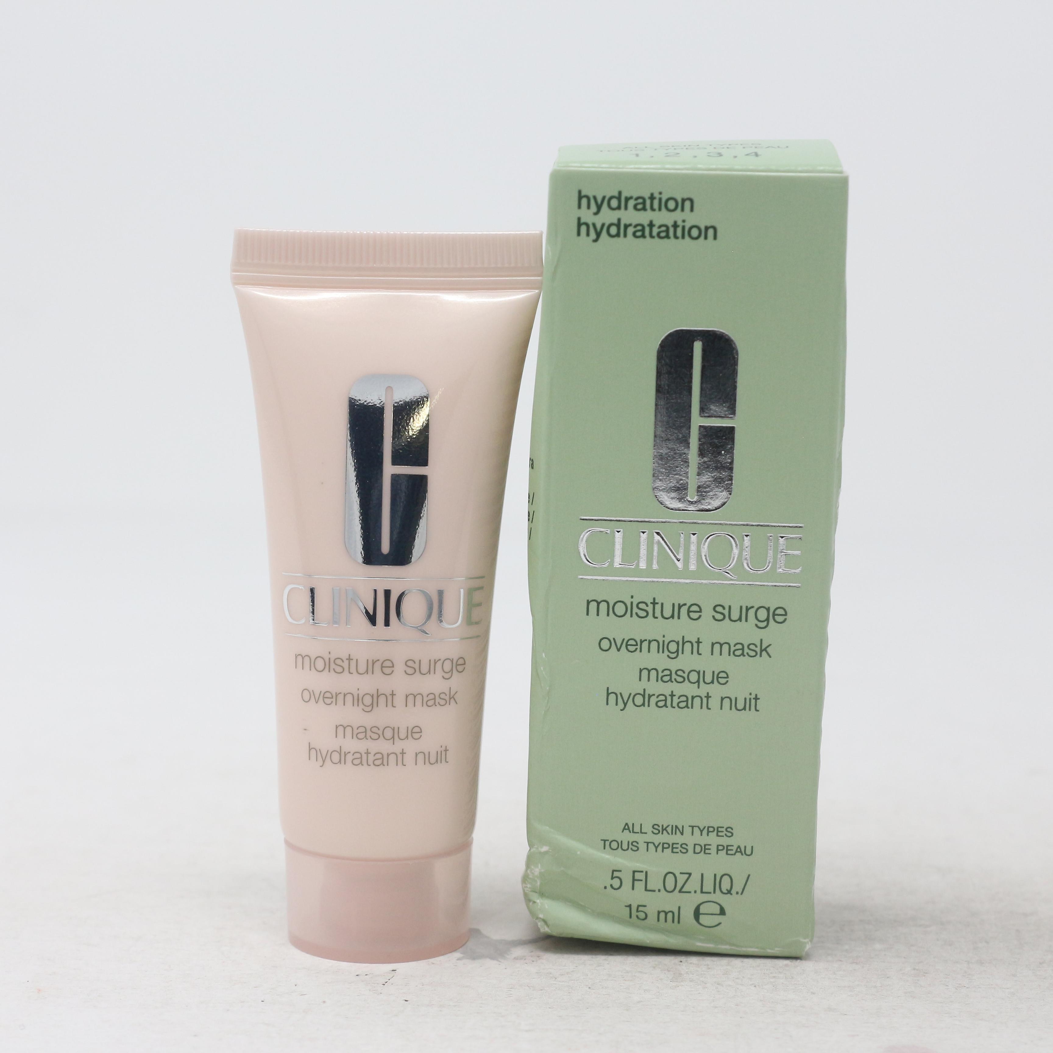 Clinique Moisture Surge Overnight Mask Mini  0.5oz/15ml New With Box 0.5 oz