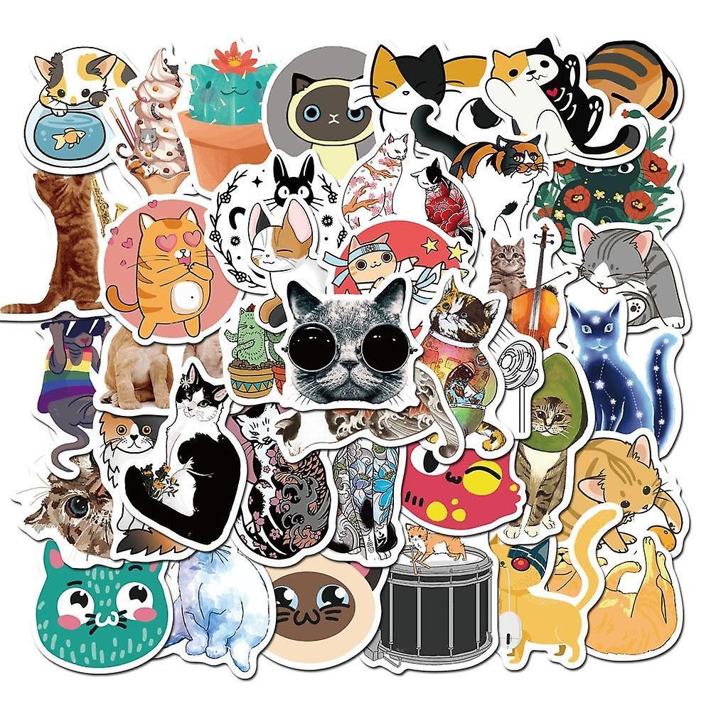 Slowmoose Cartoon Animal Vsco Waterproof Stickers 50pcs-350852