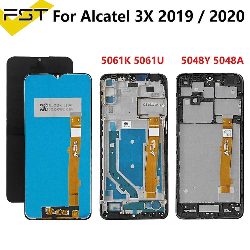 Jiechannel For Alcatel 3X 2020 LCD 5061K 5061U 5061 LCD Screen Touch Display Assembly For Alcatel 3X 2019 5048 5048Y 5048A 5048I 5048U LCD 5048 Wit...