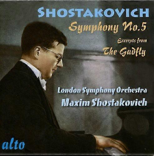 Alto Maxim Shostakovich - Symphony 5: Gadfly Suite  [COMPACT DISCS] USA import