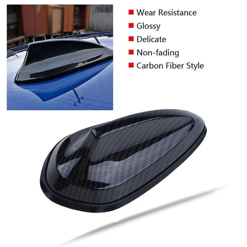 Auto Car Specialist Universal carbon car shark fin fm/am radio signal antenna roof aerial for bmw