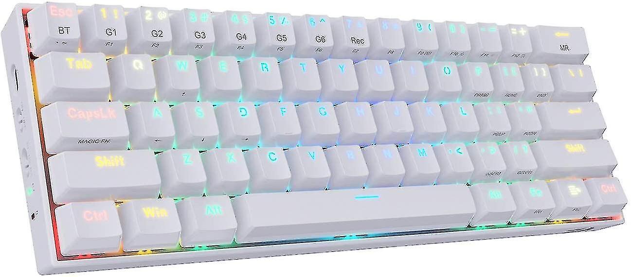 DUQI K530 Draconic 60% Compact Rgb Wireless Mechanical Keyboard, 61-key 5.0 Bluetooth Gaming Keyboard Designed By Tkl, With Blue Switch And 16.8 Mi...