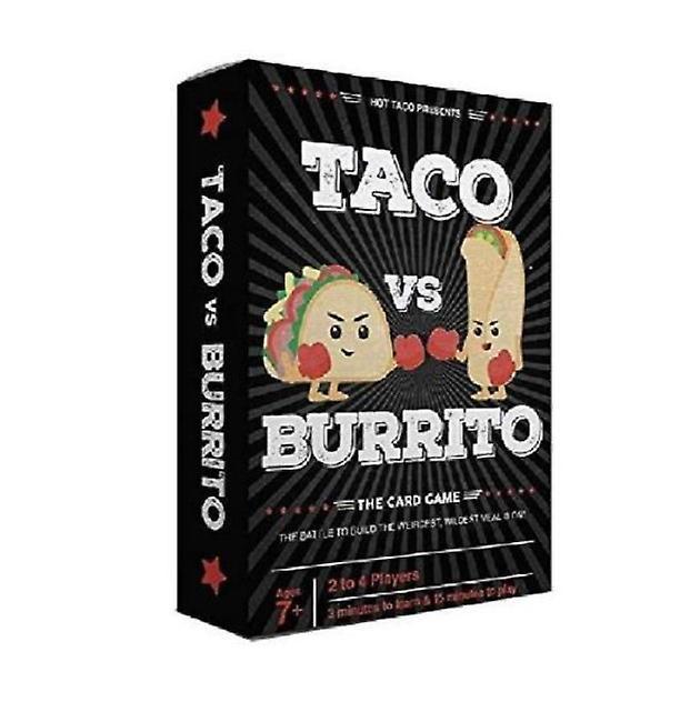 DWSM Taco Vs Burrito Family Board Games For Kids 6-8, 8-12 & Up - Fun Card Games For Kids And Families