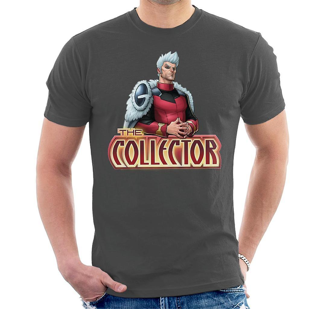 Marvel Guardians Of The Galaxy The Collector Men's T-Shirt Charcoal X-Large