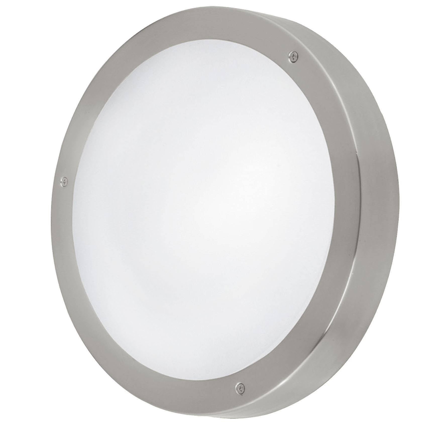 Eglo Lighting Vento LED Outdoor Flush Wall Light Stainless Steel IP44