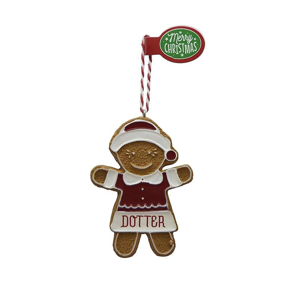 Joker Gingerbread figure DAUGHTER Christmas tree pendant