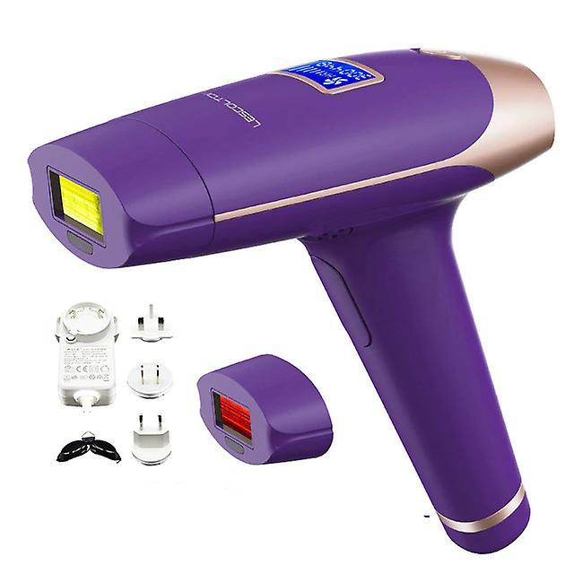 Slowmoose 5 In1 Epilator Permanent Laser Hair Removal With Lcd Display Machine Two Head T009x