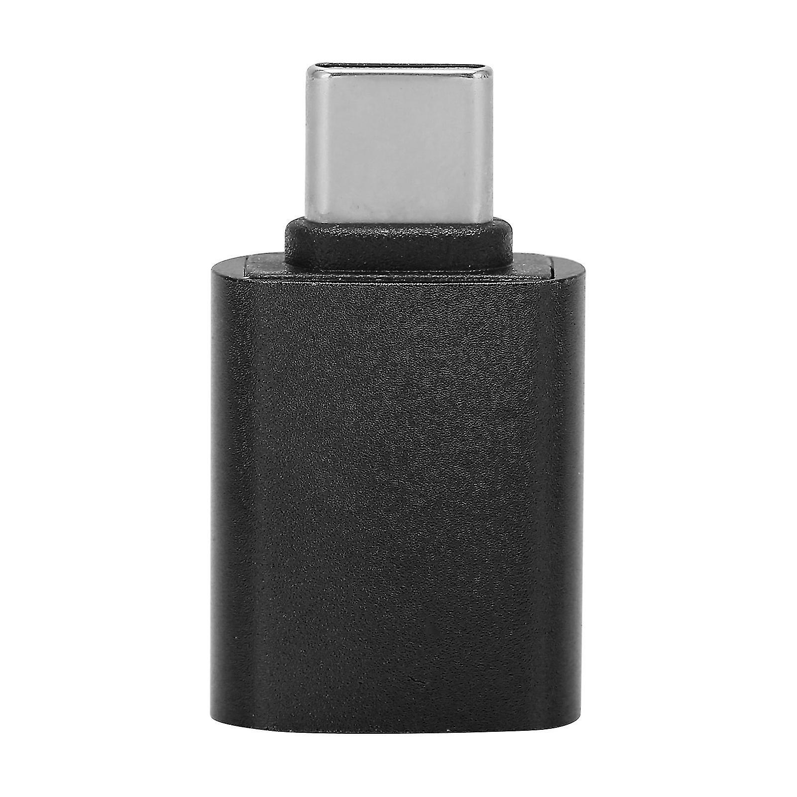 Type-C to USB Adapter USB3.1 Adapter Type-C to USB Converter for Mobile Phone, Computer, Tablet PC (Black)