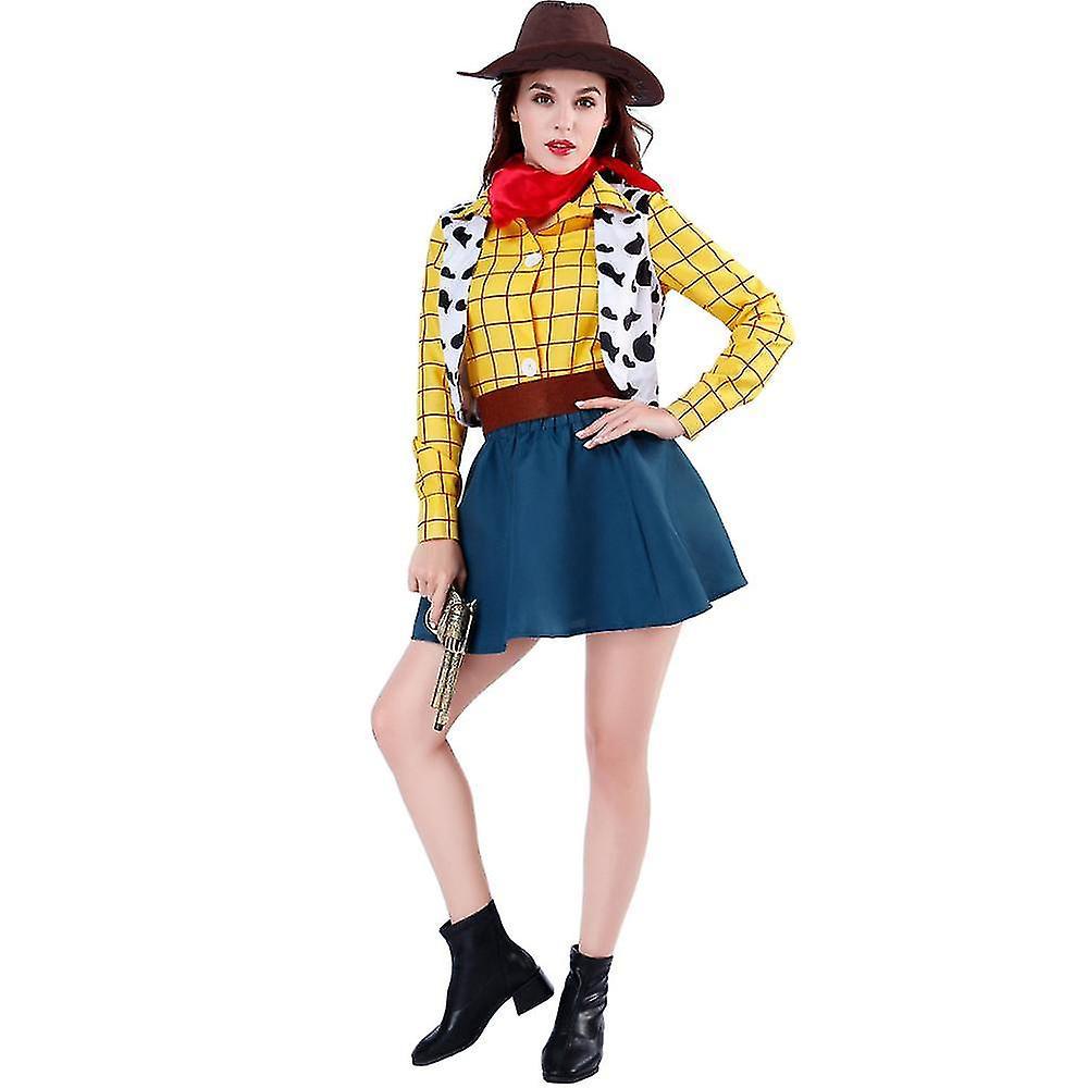 Cryin Cosplay Story Woody Costume Sets Cowboy Christmas Dress Unisex Sheriff"s Halloween Carnival Dress Up Party Toy Stage Performance High Quality...