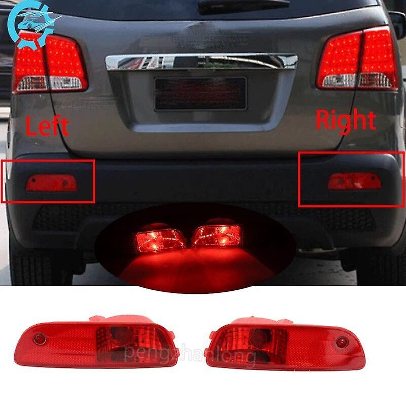 Eccpp Car Rear Bumper Fog Light Parking Warning Reflector Taillights With Bulb For KIA Sorento 2009 2010 2011 2012 1Pair