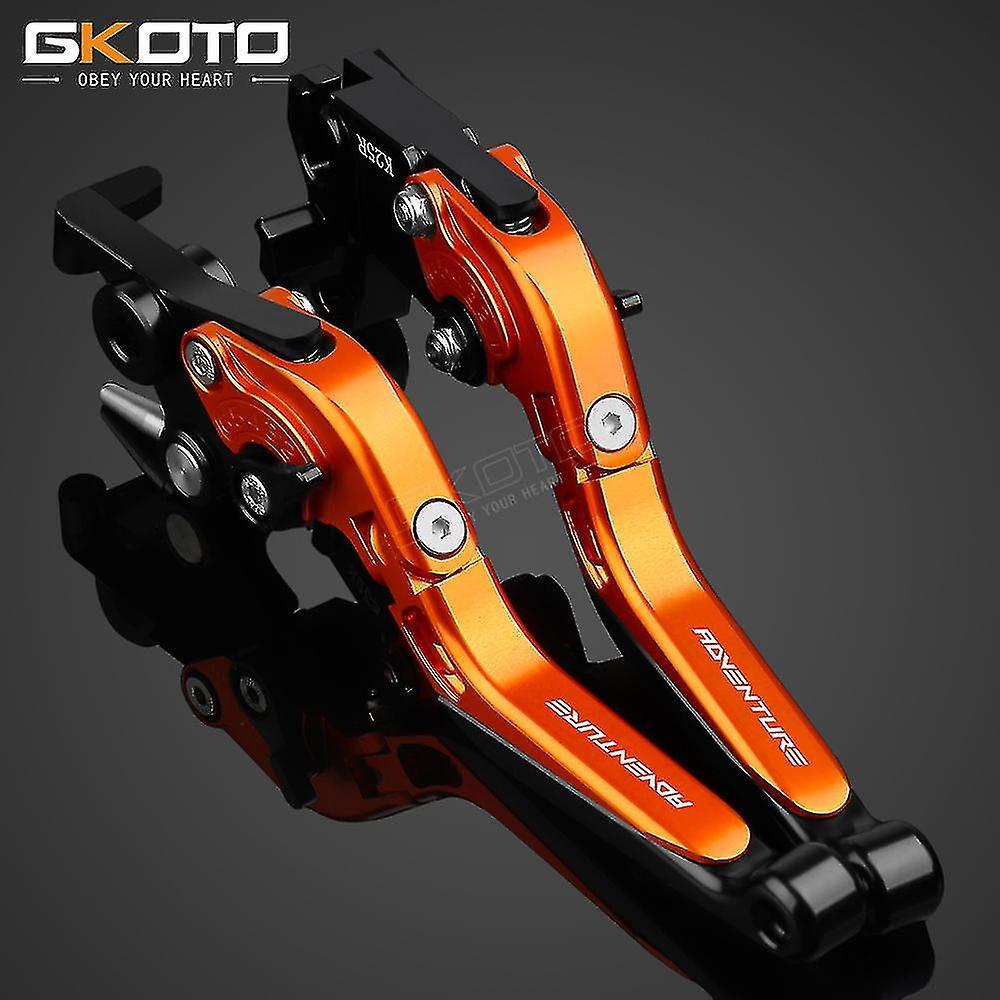 Bxs For Ktm 890 Adventure R S 790 890 Adv R 790adventure 2019-2022 2023 Motorcycle Cnc Handle Levers Adjustable Brake Clutch Lever orange black