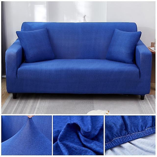 Slowmoose Cross Pattern Elastic Sofa Cover For Living Room, Couch Cover, Loveseat Sofa 4-seater 235-300cm / Color 13