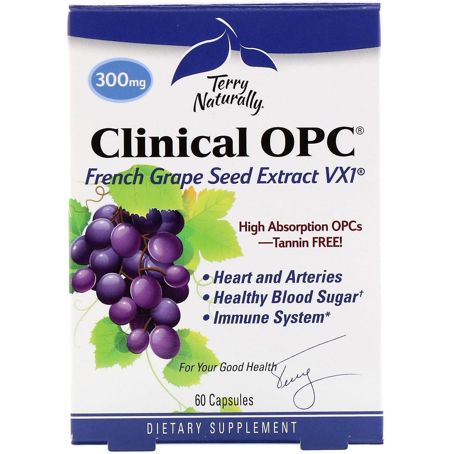 Terry Naturally, Clinical OPC, 300 mg, 60 Capsules