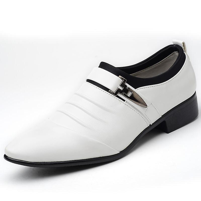 Mickcara Men's Oxford Shoe 1618DWC White Eu47