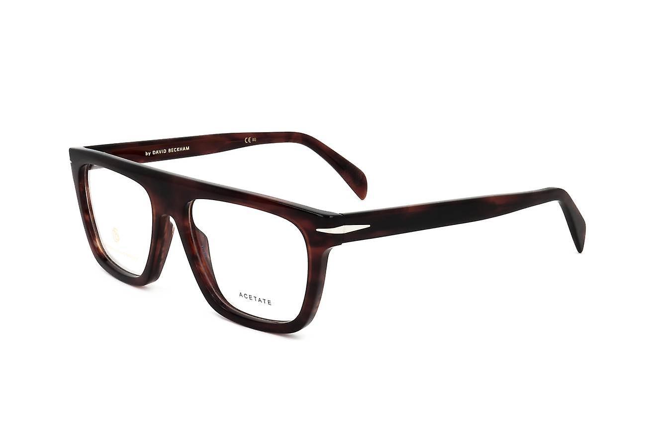 Eyewear Frames David Beckham DB 7096 EX4 BROWN HORN 53/16/ MAN 53 mm