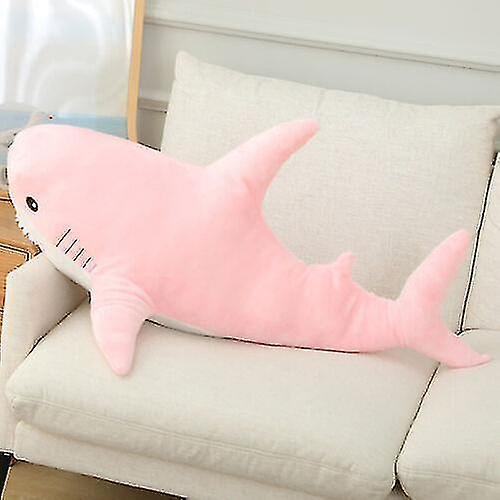 Blackp 45cm;pink Blahaj Shark Soft Large Plush Toy Stuffed Animal Toy Kids Xmas Gift+