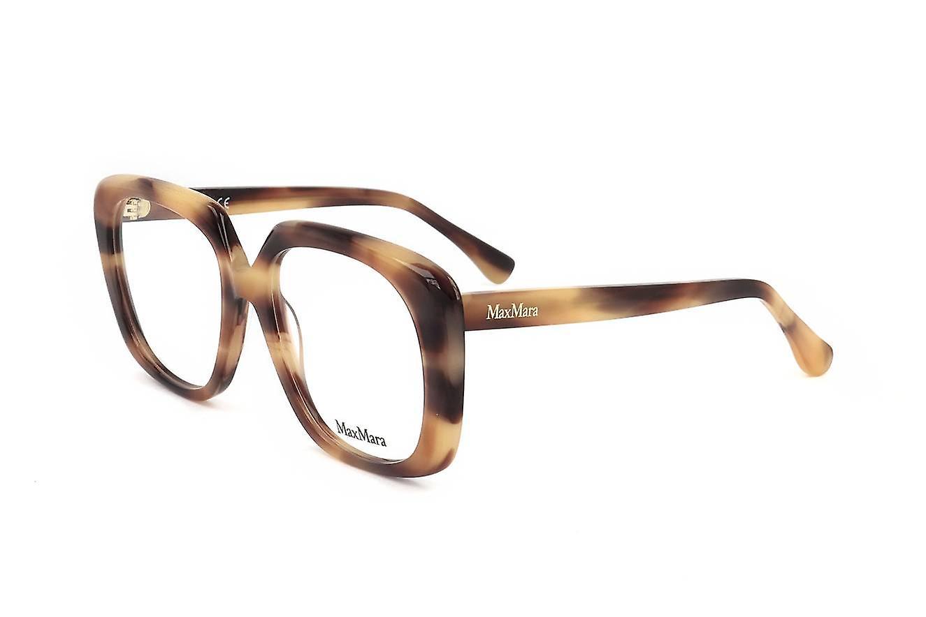 Max Mara Eyewear Frames MaxMara MM5058 048 SHINY DARK BROWN 53/17/140 WOMAN 53 mm