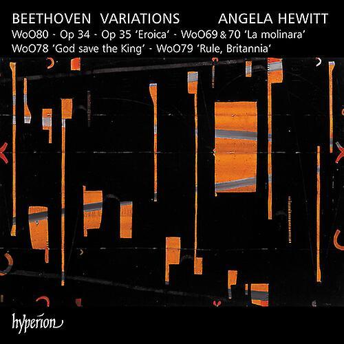 Hyperion Angela Hewitt - Beethoven: Variations  [COMPACT DISCS] USA import