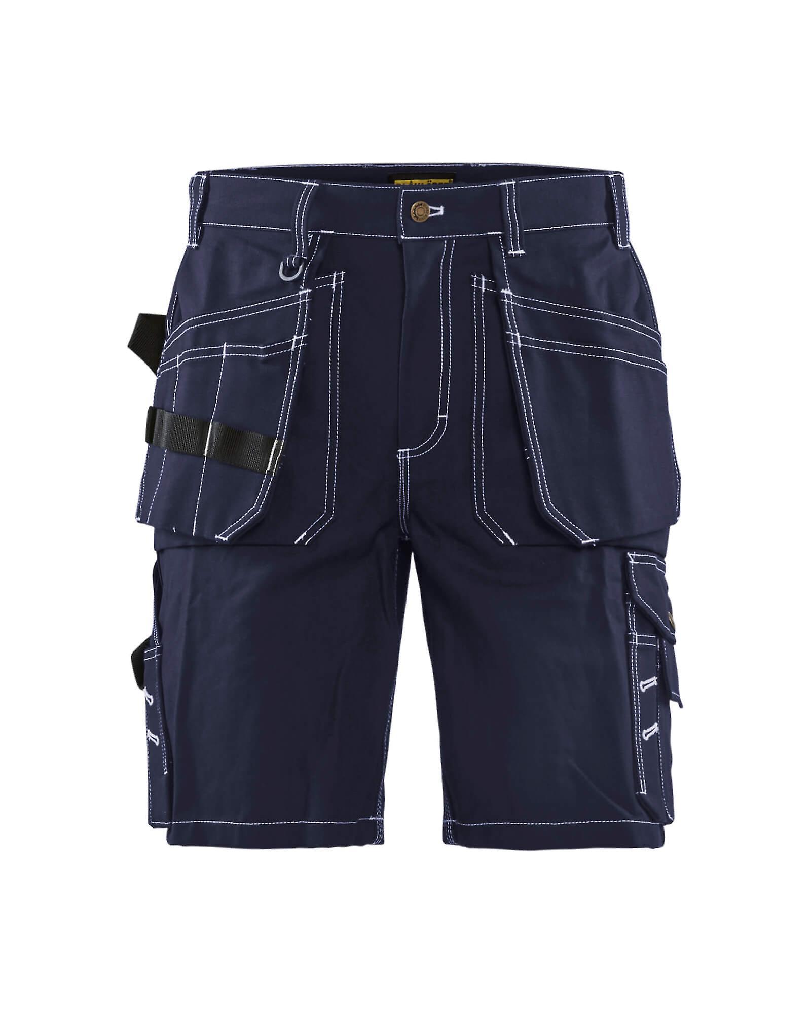 Blaklader 1534 multi-pocket work shorts - mens (15341370) Navy blue