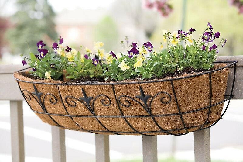 Panacea 30inch Window and Deck Planter Black